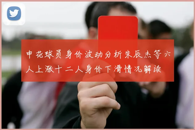 申花球员身价波动分析朱辰杰等六人上涨十二人身价下滑情况解读